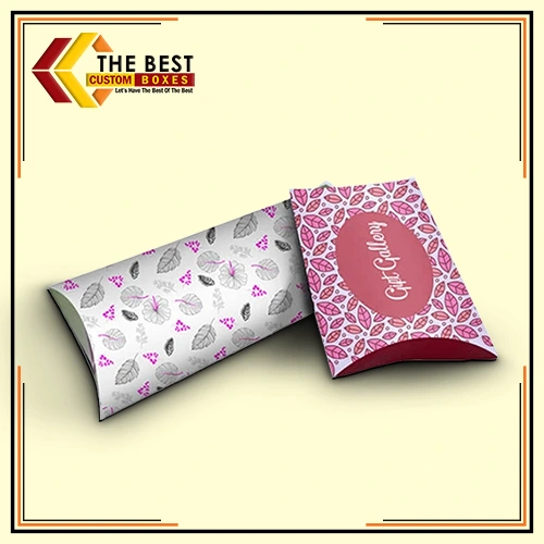 Custom Pillow Boxes Wholesale - Pillow  Packaging Boxes